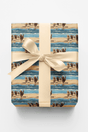 Seaside Doodle Dash - London Penny Gift Wrap