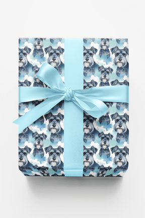 Schnauzer Chic - London Penny Gift Wrap