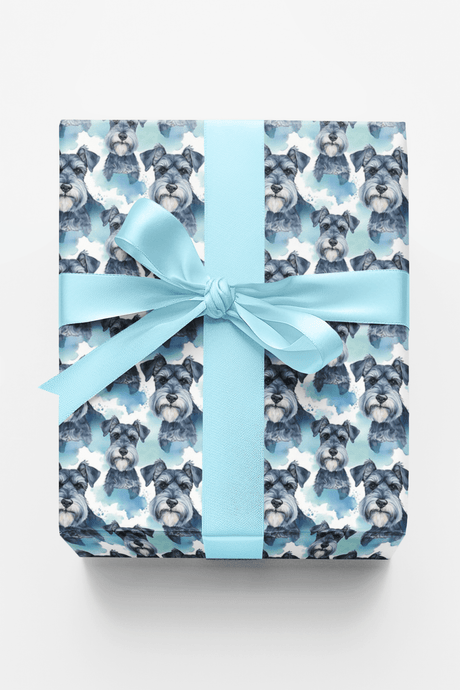 Schnauzer Chic - London Penny Gift Wrap