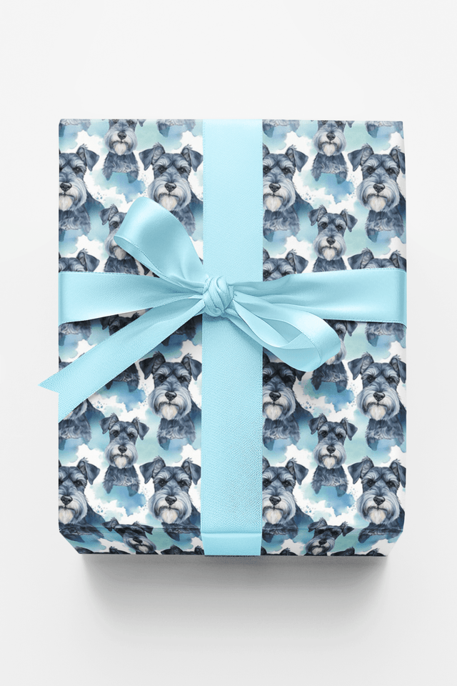 Schnauzer Chic - London Penny Gift Wrap