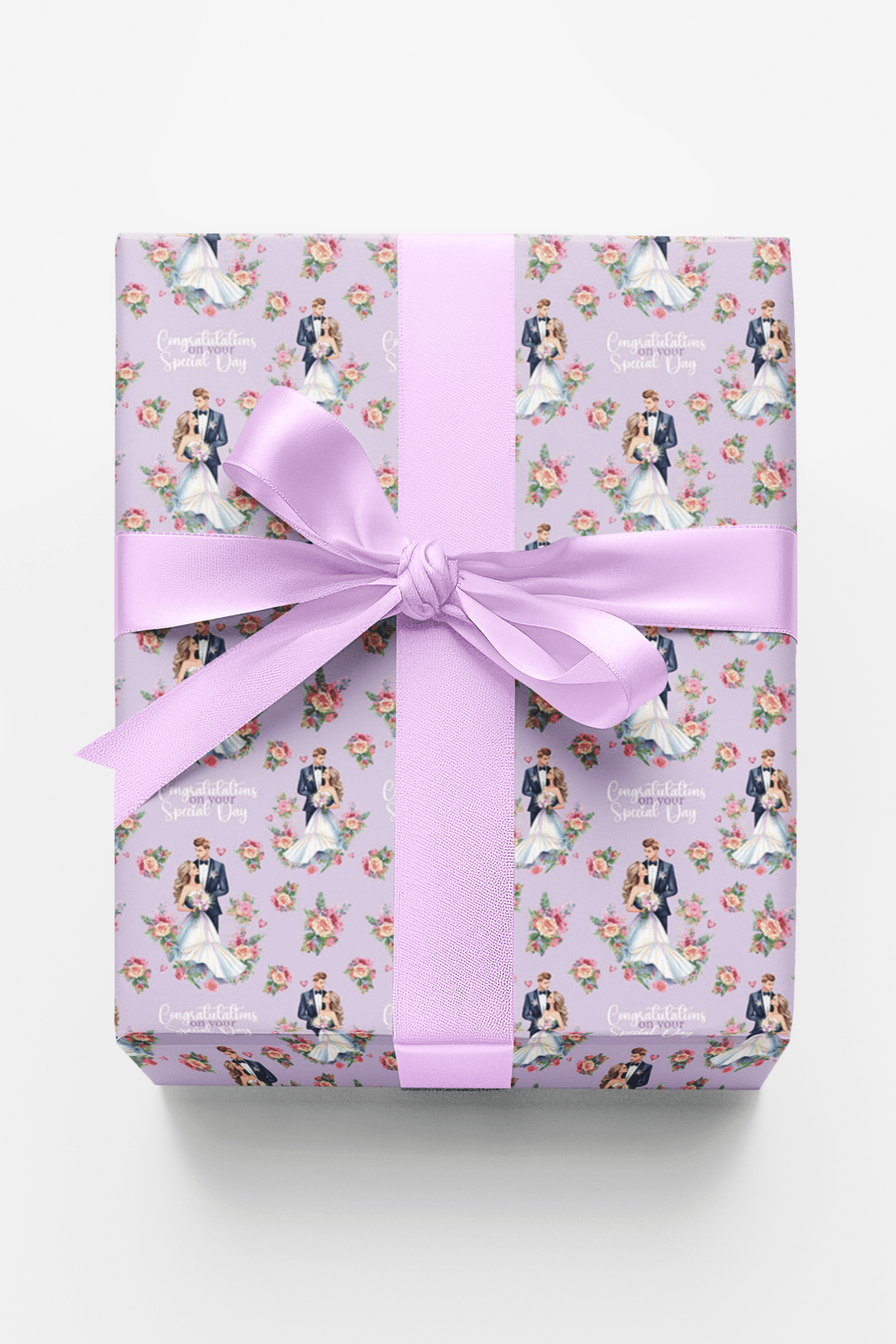 Bride & Groom - London Penny Gift Wrap