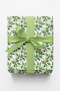 Merry Holly Blooms - London Penny Gift Wrap