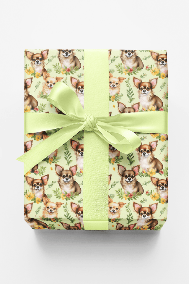 Chihuahua Charm - London Penny Gift Wrap