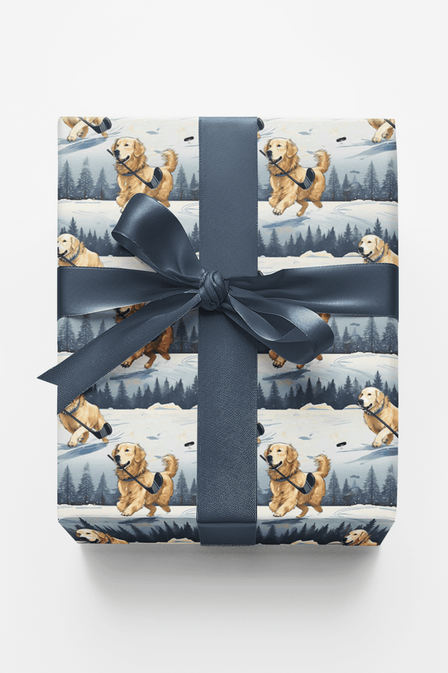 Game On, Goldens! - London Penny Gift Wrap