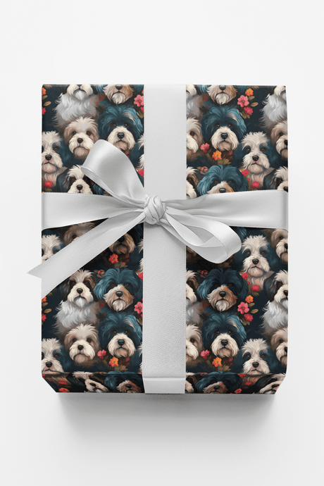 Bichon Frisé Elegance - London Penny Gift Wrap