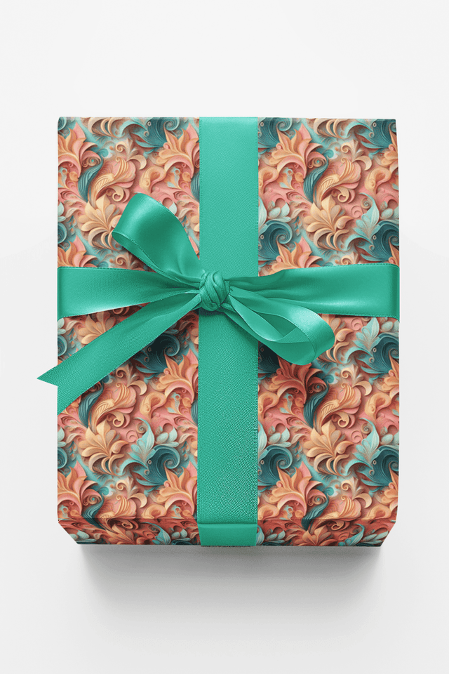 Terracotta Baroque - London Penny Gift Wrap