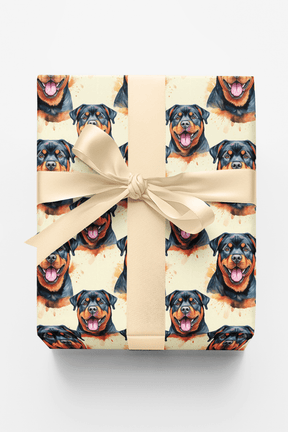 Rottweiler Razzle - London Penny Gift Wrap
