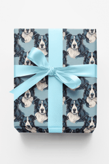 The Border Collie Look - London Penny Gift Wrap
