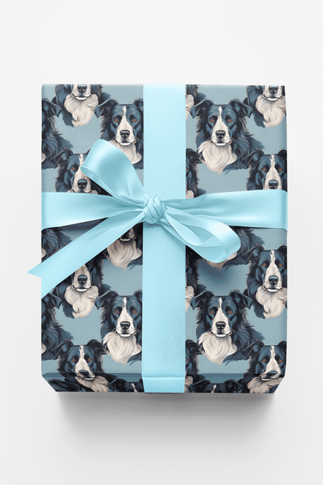 The Border Collie Look - London Penny Gift Wrap