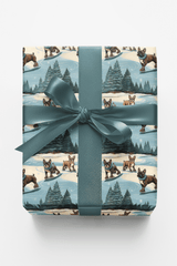 Frenchie Pirouettes - London Penny Gift Wrap