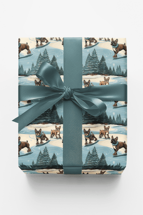 Frenchie Pirouettes - London Penny Gift Wrap