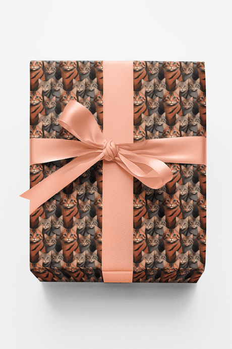 The Tabby Cat Parade - London Penny Gift Wrap