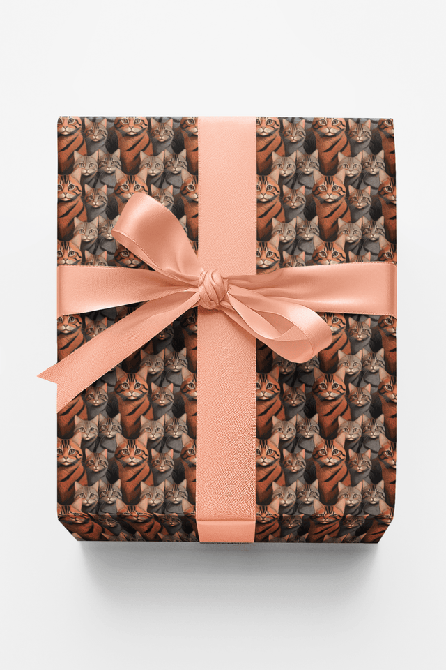 The Tabby Cat Parade - London Penny Gift Wrap