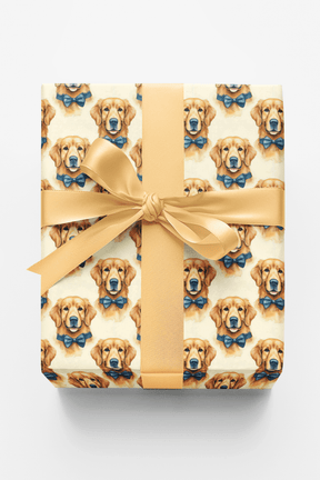 Golden Groom - London Penny Gift Wrap