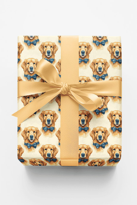 Golden Groom - London Penny Gift Wrap