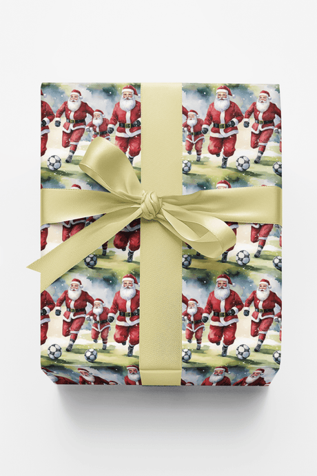 Santa Strikes Again! - London Penny Gift Wrap