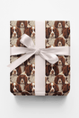 Paw Prints & Springer Sprints - London Penny Gift Wrap