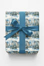 Tinsel Under the Eiffel - London Penny Gift Wrap