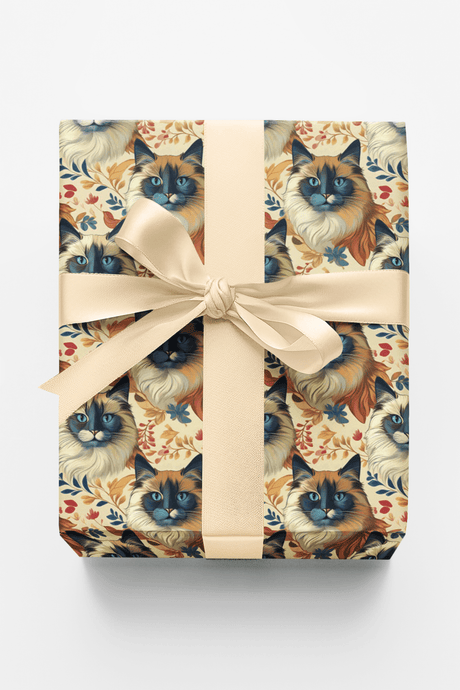 Ragdoll Romp - London Penny Gift Wrap