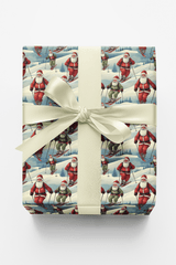 North Pole Downhill - London Penny Gift Wrap