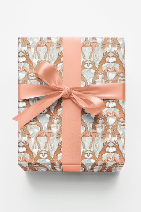 Heart Hands - London Penny Gift Wrap