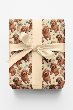 Doodle Frolics - London Penny Gift Wrap