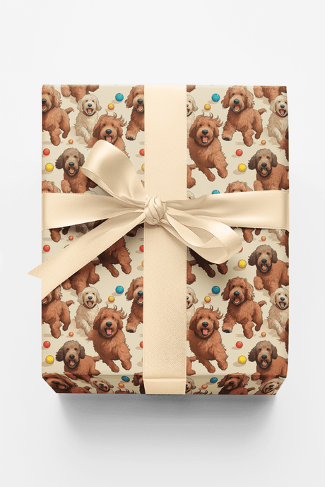 Doodle Frolics - London Penny Gift Wrap