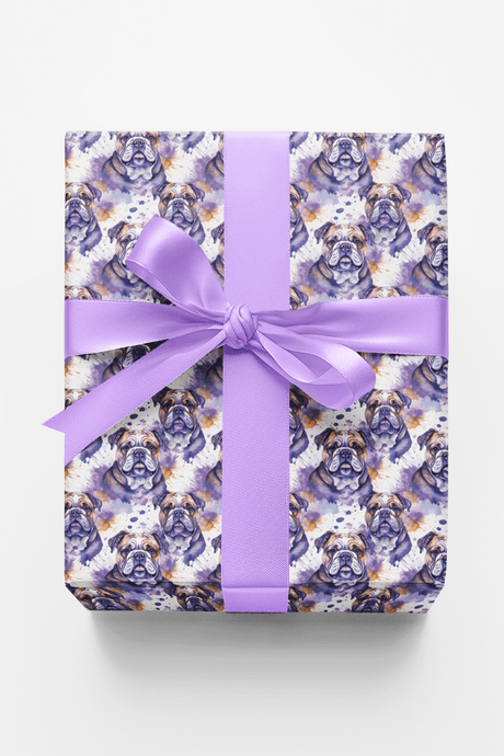 Bulldog Bliss - London Penny Gift Wrap