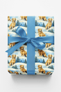 Golden in the Snow - London Penny Gift Wrap