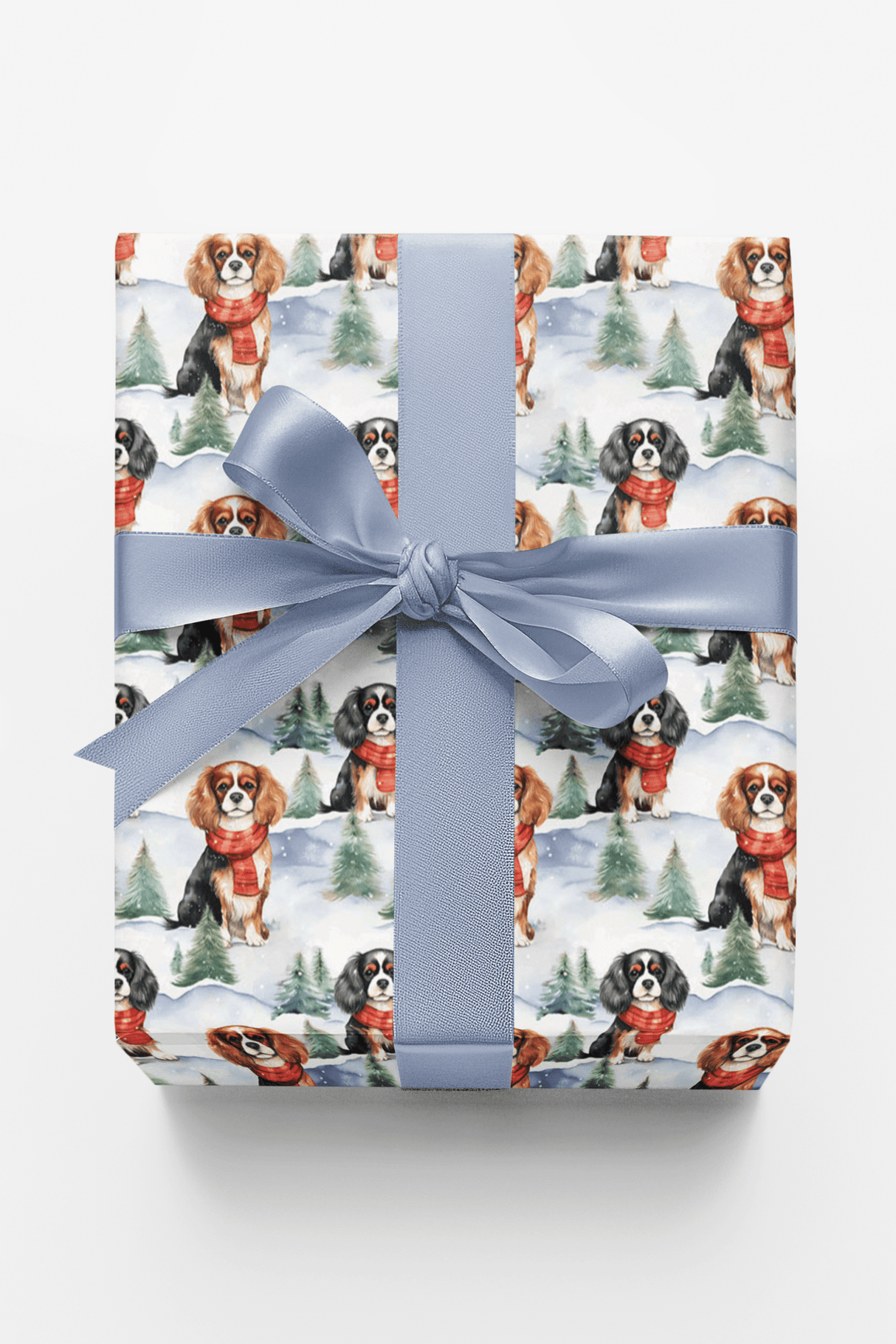 Cavalier King Christmas - London Penny Gift Wrap