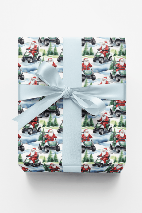 Snow on the Fairway - London Penny Gift Wrap