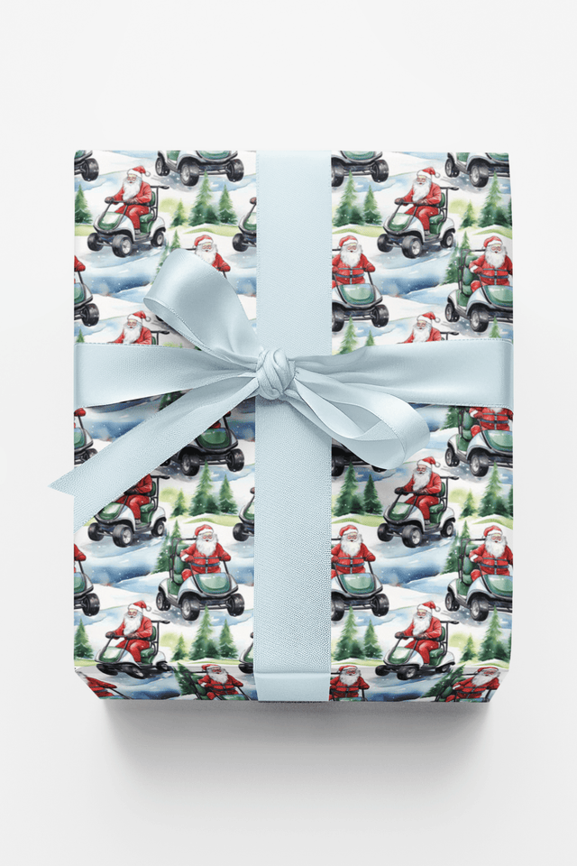 Snow on the Fairway - London Penny Gift Wrap