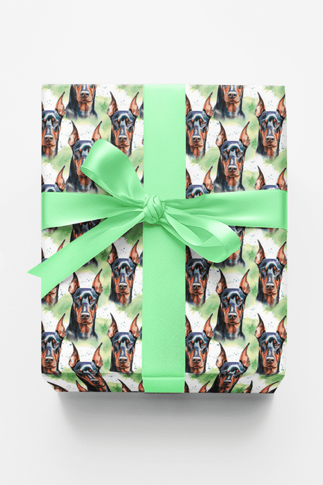 Majestic Doberman Wrap - London Penny Gift Wrap