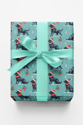 Howliday Retriever Cheer - London Penny Gift Wrap