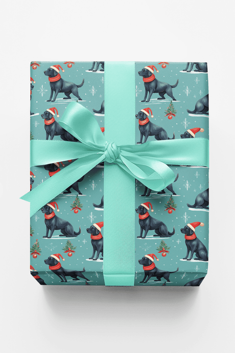 Howliday Retriever Cheer - London Penny Gift Wrap