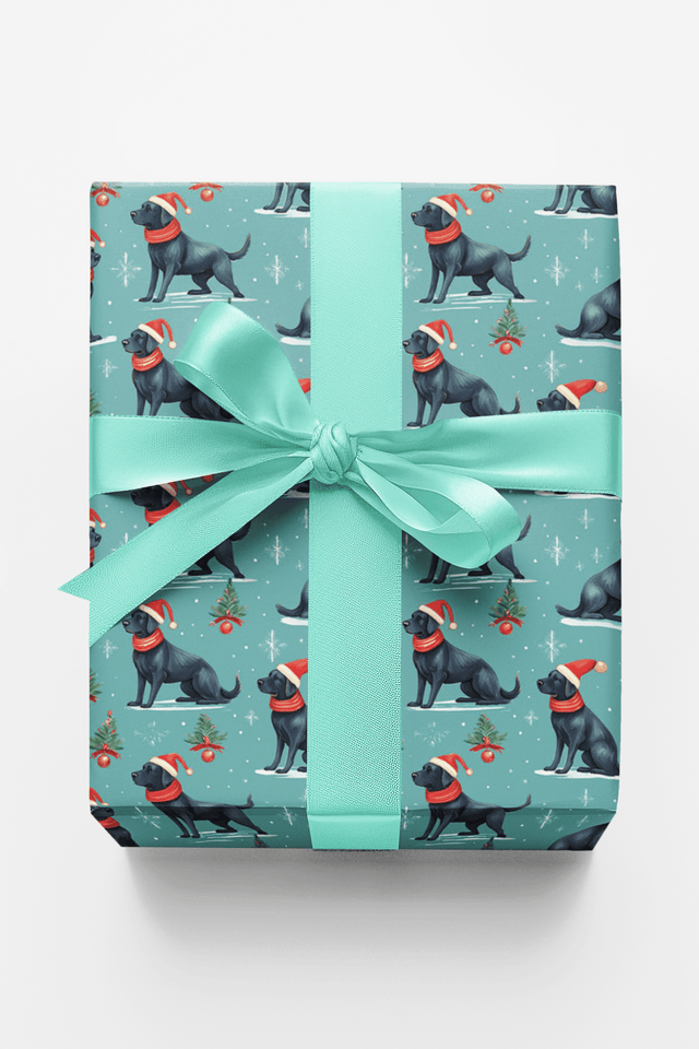 Howliday Retriever Cheer - London Penny Gift Wrap