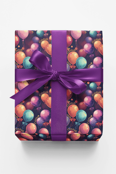 Up, Up, and Celebrate! - London Penny Gift Wrap