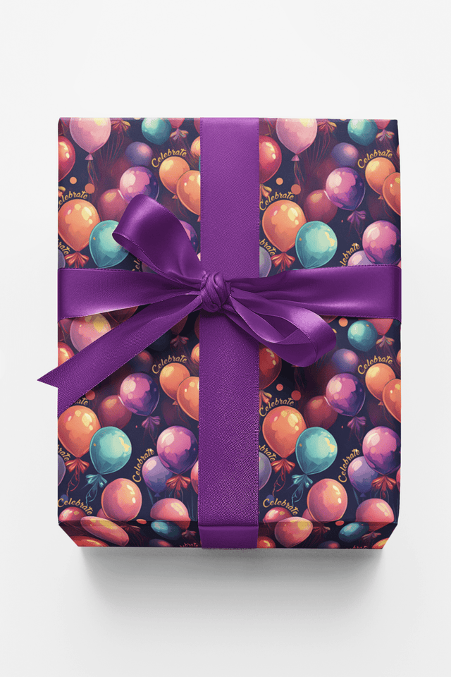 Up, Up, and Celebrate! - London Penny Gift Wrap
