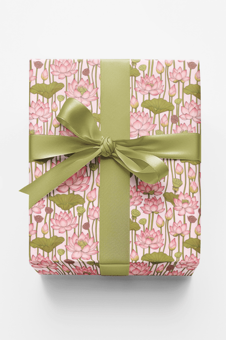 Lotus Bloom - London Penny Gift Wrap