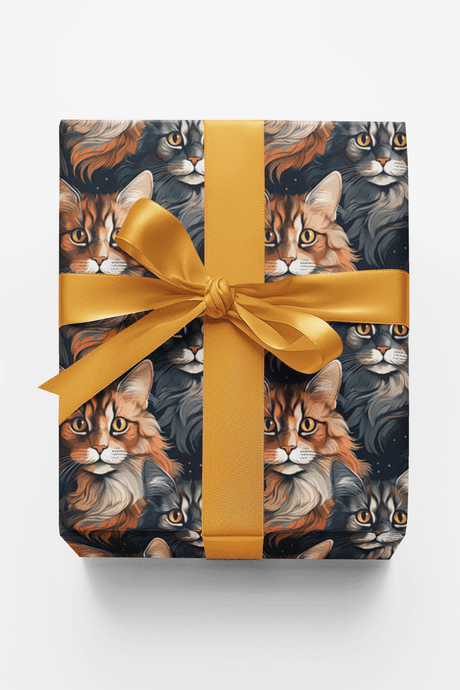 Majestic Maine Coon - London Penny Gift Wrap