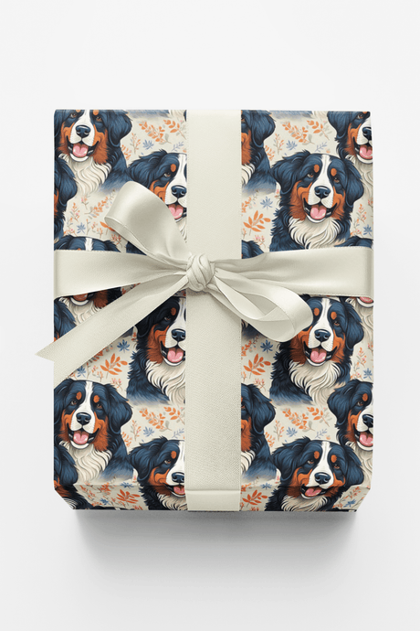Bernese in the Breeze - London Penny Gift Wrap