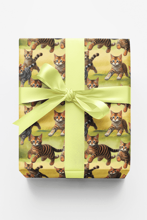Baby Cats at Play - London Penny Gift Wrap