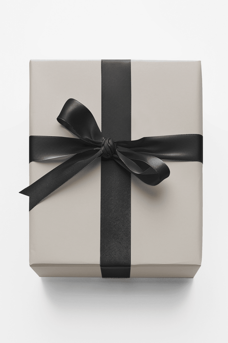 Onyx Silk Ribbon - London Penny Gift Wrap