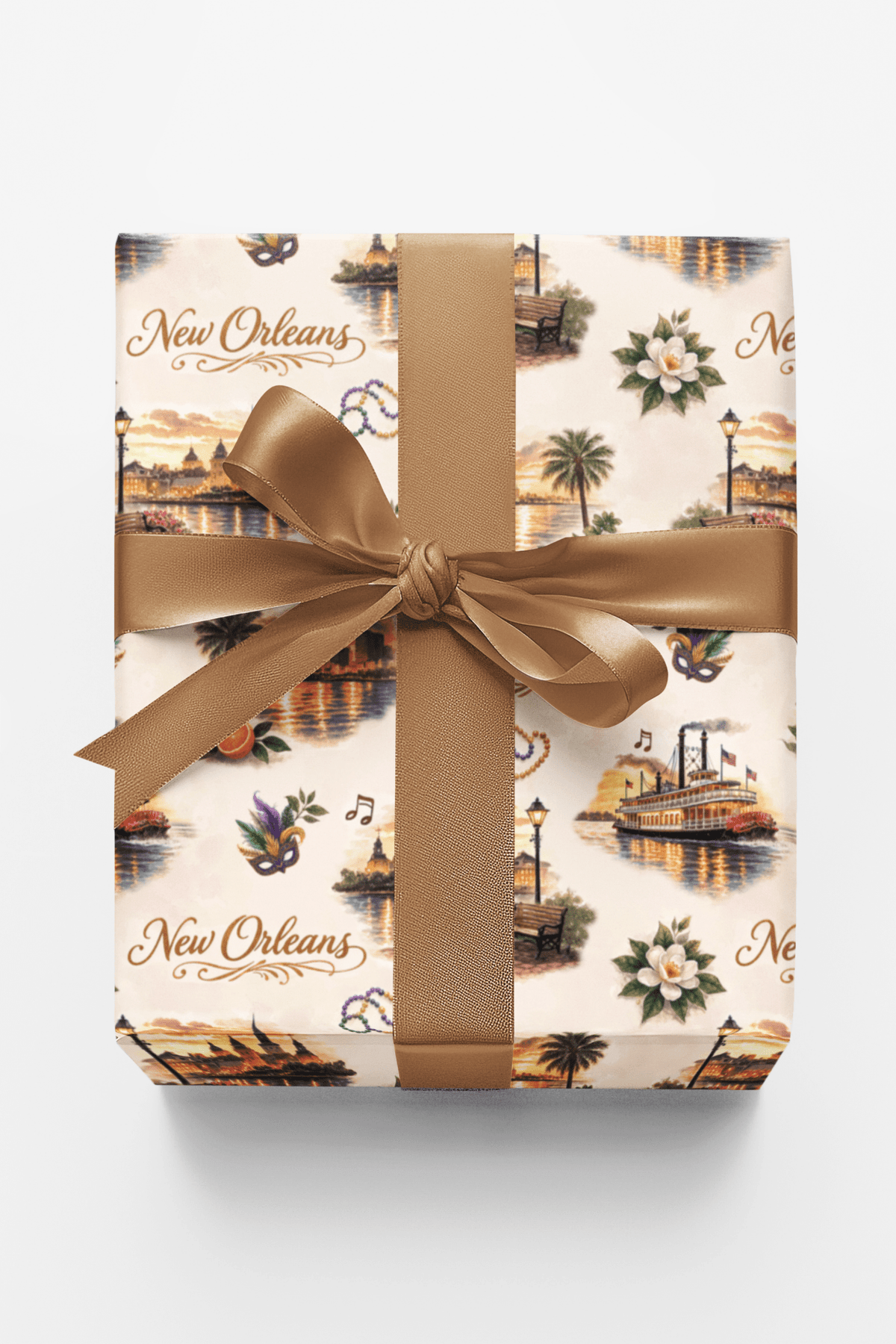 New Orleans Garden District Charm - London Penny Gift Wrap