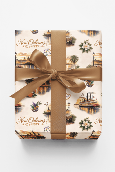 New Orleans Garden District Charm - London Penny Gift Wrap