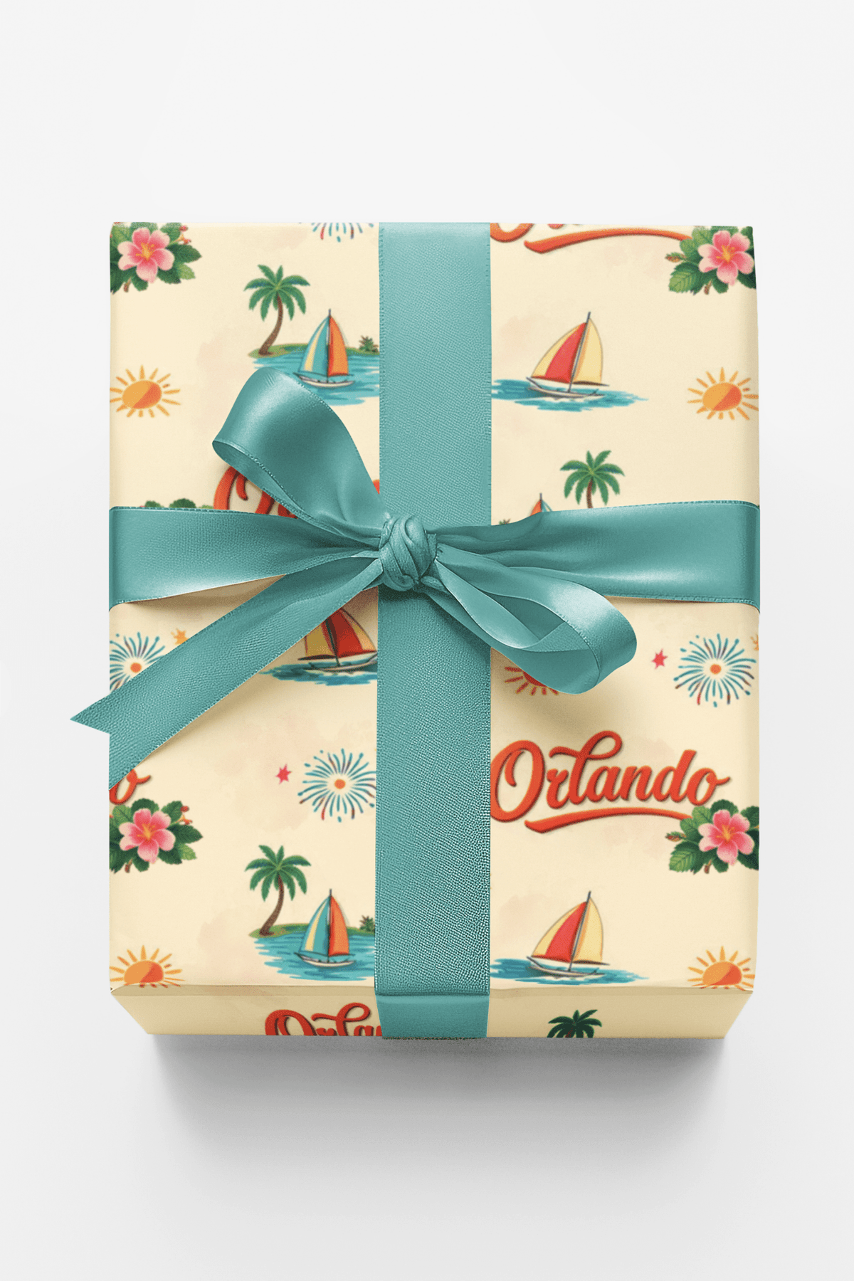 Orlando Theme Park Era Retro - London Penny Gift Wrap
