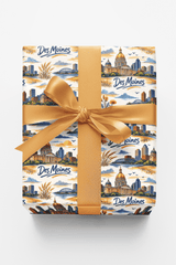 Des Moines Heartland Capitol - London Penny Gift Wrap