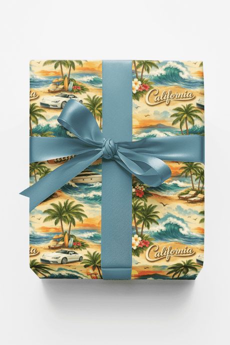 California Golden Coast - London Penny Gift Wrap