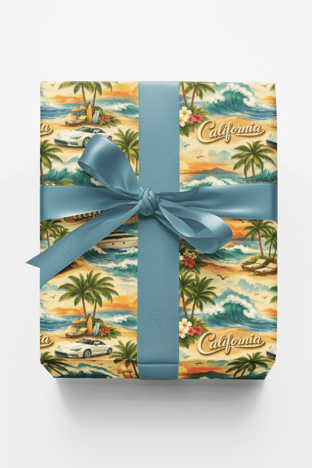 California Golden Coast - London Penny Gift Wrap