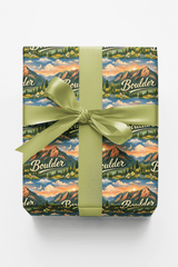 Boulder Flatirons Gold - London Penny Gift Wrap